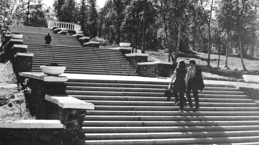 «Потёмкинская» лестница в Мончегорске: городская точка притяжения