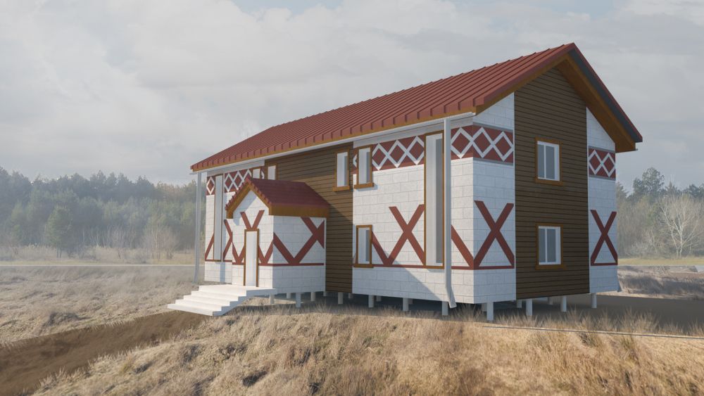 Быстровозводимый, тёплый, современный: в Красноярске спроектировали уникальный дом для Крайнего Севера